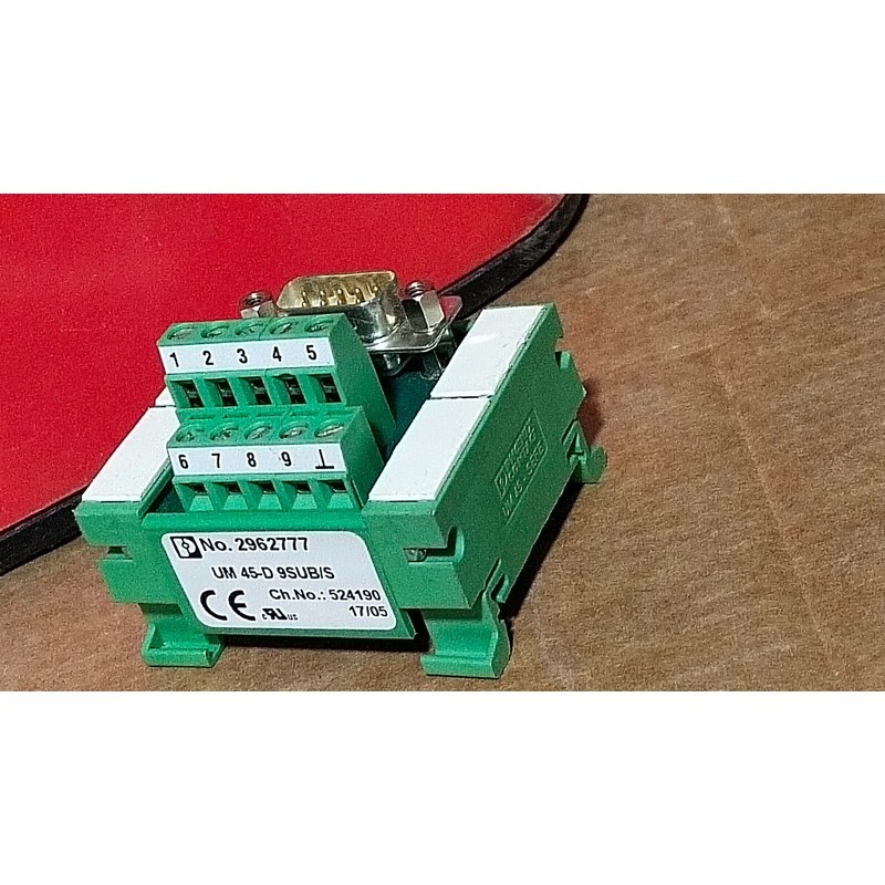 Phoenix Contact UM 45-D 9SUB/S 接口模块传感器发射器控制