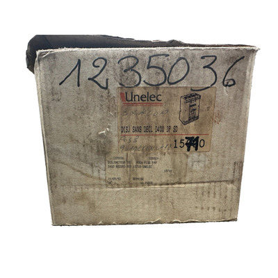 UNELEC 15710 DISJONCTEUR SANS DECLENCHEUR D400 3P SD