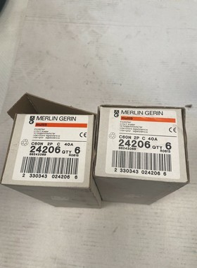 10 pc x SCHNEIDER DISJONCTEUR MODULAIRE MULTI 9 - C60N Merli