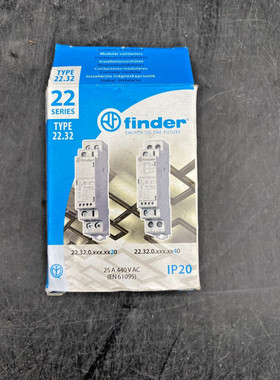 FINDER 22.32.0.230.4320 25A-440V 230V AC/DC CONTACTEUR MODUL