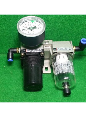 SMC AR2000-01-R,AF2000-01-R 模块化式调节器/空气过滤器,二手