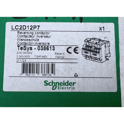 SCHNEIDER ELECTRIC CONTACTEUR LC2D12P7 x1