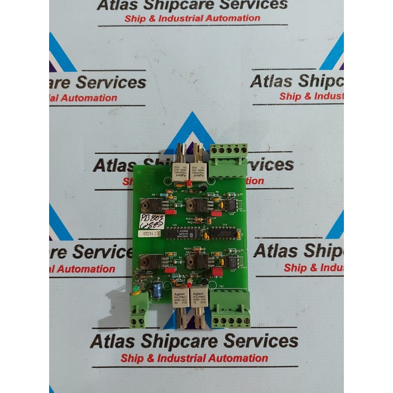 PRAXIS AUTOMATION 91.6.040.701 FIELDBUS FIBER CONVERTER PCB
