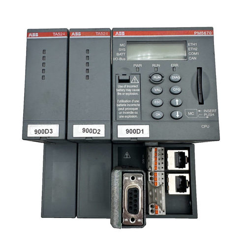 ABB PM5670 1SAP151000R0278 CPU 160MB ETHERNET + TB5620-2ETH