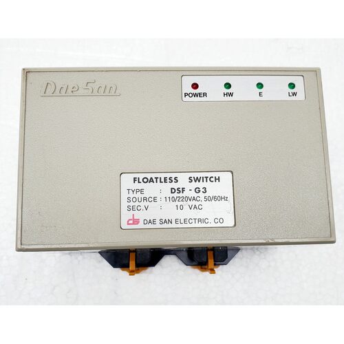 DAE SAN ELECTRIC. CO DSF-G3, FLOATLESS SWITCH 110/220 VAC, 5