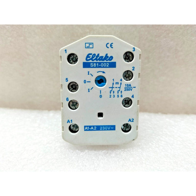 ELTAKO S81-002 IMPULSE SWITCH 2-POLE,2CO,10A,230V - 批量 3