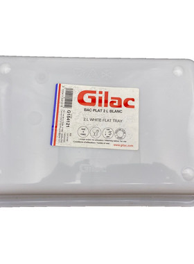 GILAC G154121 BAC PLAT 2L BLANC x9pc