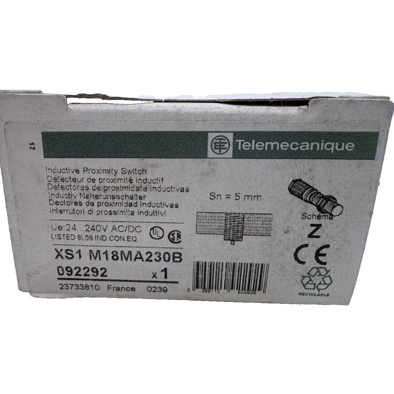 TELEMECANIQUE DETECTEUR DE PROXIMITE XS1 M18MA230B x1