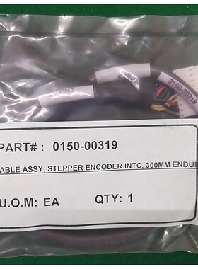 AMAT 0150-00319 电缆组件,STEPPER MTR ENCODER,300 毫米 E,全新