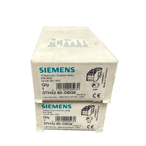 SIEMENS 3TH4280-0BG8 CONTROLE RELAY x2pc