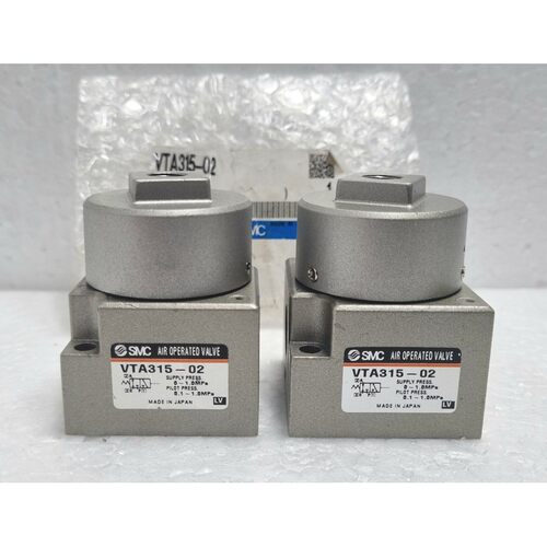 SMC Air Operated Valve VTA315-02 (Lot Of 2pcs) VTA3A00