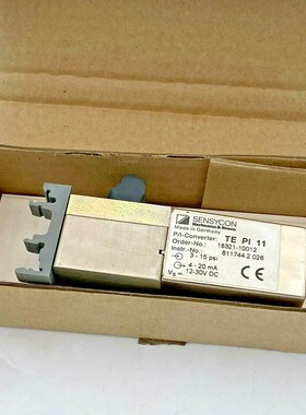 SENSYCON TE PI 11 / 18321-0-10012 12-30 VDC P/I CONVERTER(NE