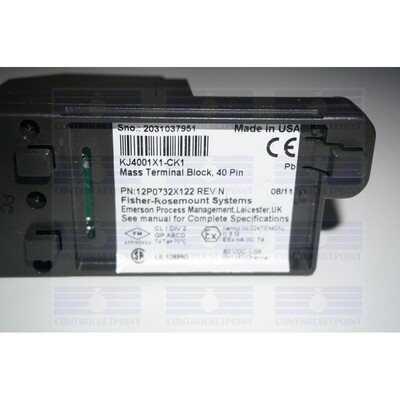 EMERSON DELTAV KJ4001X1-CK1 MASS 终端块,40 针 KJ4001X1CK1 12