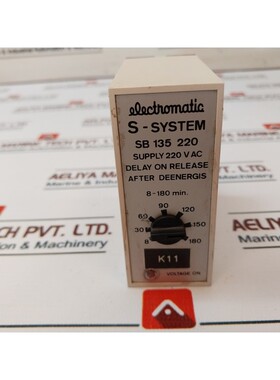 Electromatic S-System SB 135 220 Delay on Release After Deen