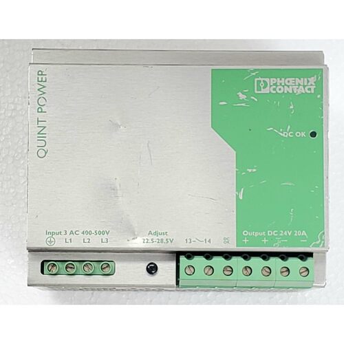 Phoenix Contact QUINT-PS-3 × 400-500AC/24DC/20 Puissance Su
