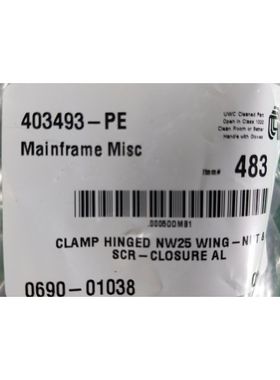 AMAT 0690-01038 夹子 HINGED NW25 WING-NUT & SCR-CLOSURE,全新