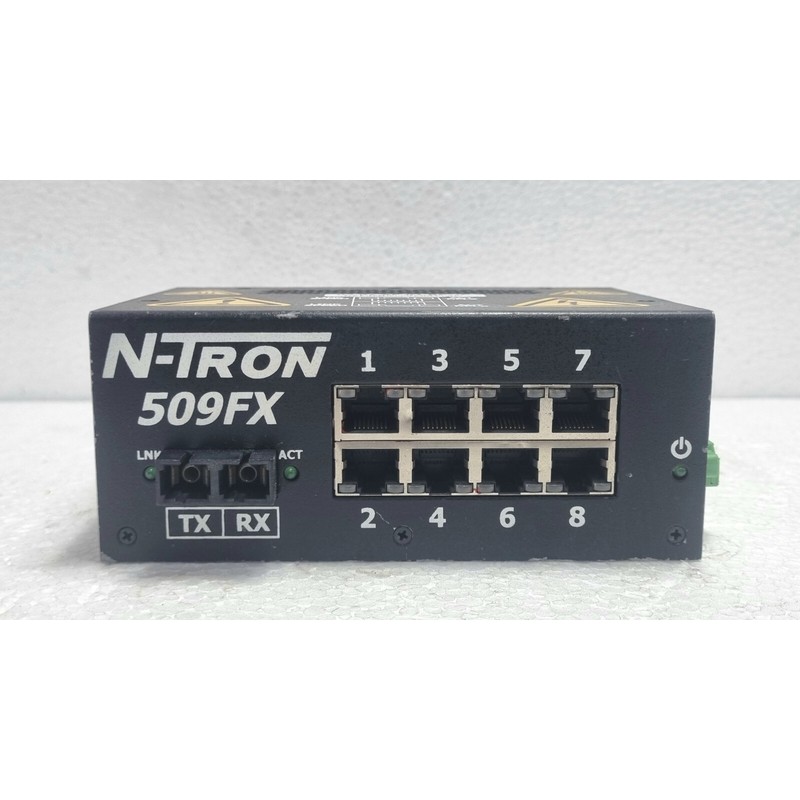 N-Tron 509FX Ethernet Schalter 509FX-A-SC Spannung 10-30v Ve - 实物图