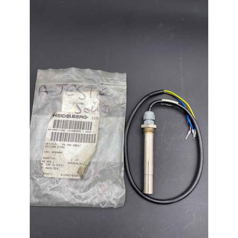 1pc x HEIDELBERG 00.780.2860 HEIZUNG 2 765