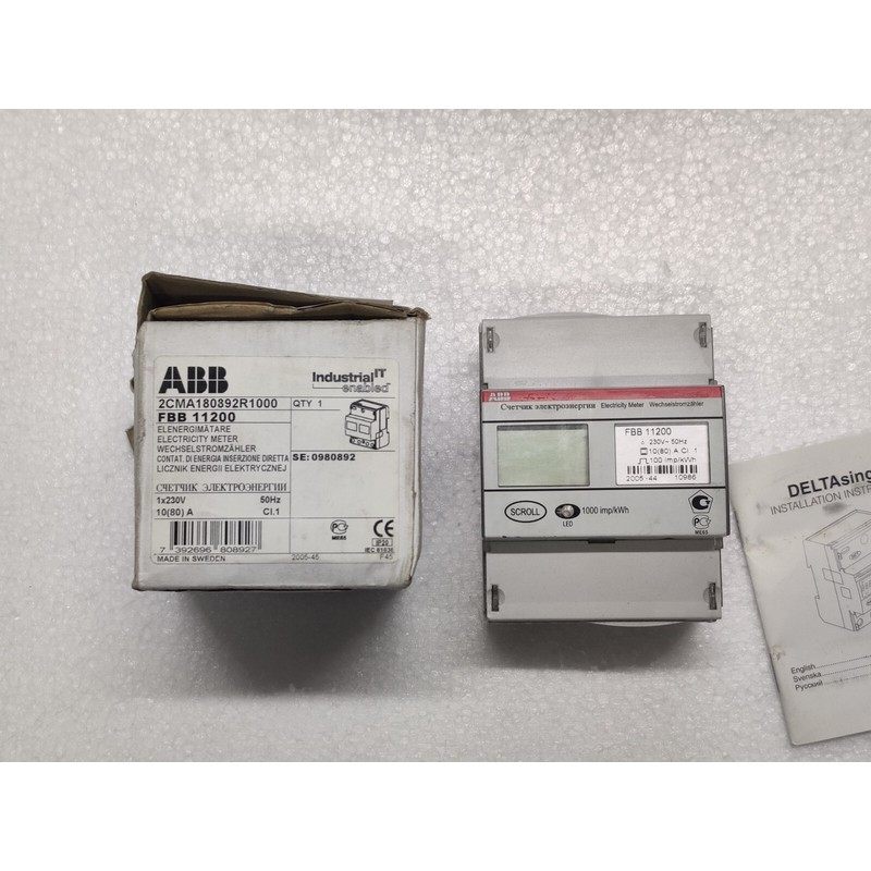 ABB FBB11200 Electricity Meter 2CMA180892R1000