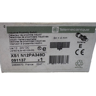 TELEMECANIQUE DETECTEUR DE PROXIMITE XS1 N12PA349D 4mm x1
