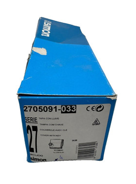 SIMON 2705091-033 SERIE 27 COUVERCLE AVEC CLE x4pc
