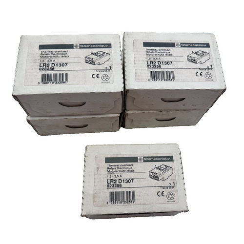 5pc x TELEMECANIQUE LR2D1307 RELAIS THERMIQUE