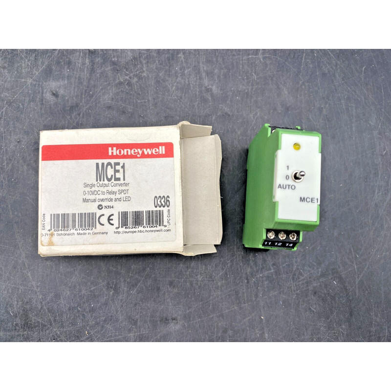 HONEYWELL MCE1 SINGLE OUTPUT CONVERTER 0-10VDC TO RELAY SPDT
