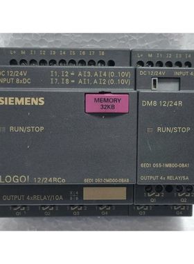 Siemens lOGO 12/24rcO 6ED1 052-2MD00-0BA6 With DM8 12/24R 6E