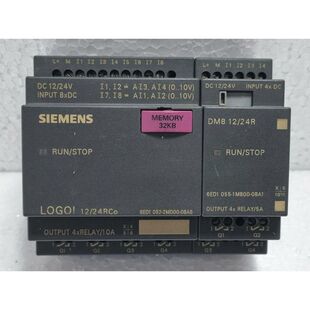 Siemens lOGO 12/24rcO 6ED1 052-2MD00-0BA6 With DM8 12/24R 6E