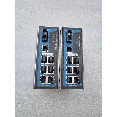 Moxa EDS-308-M-SC Industrielle Ethernet Schalter Set 2 Grati
