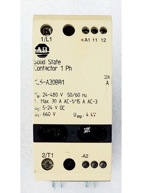 ALLEN BRADLEY 156-A30BB1 SOLID CONTACTOR 1PH SERIES A