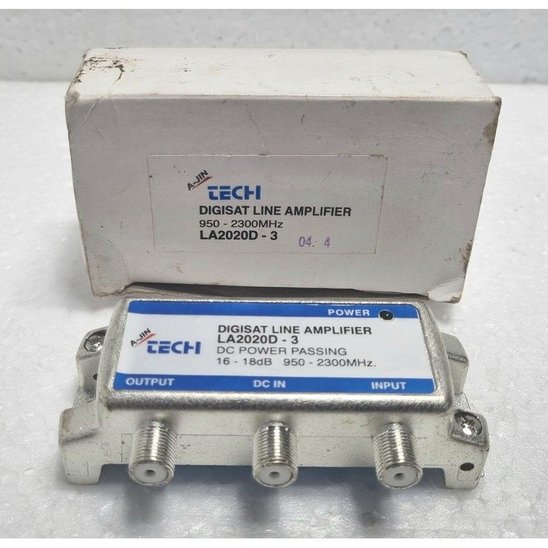 A-Jin Tech LA2020D-3 Digisat Line Amplifier 950-2300NHz