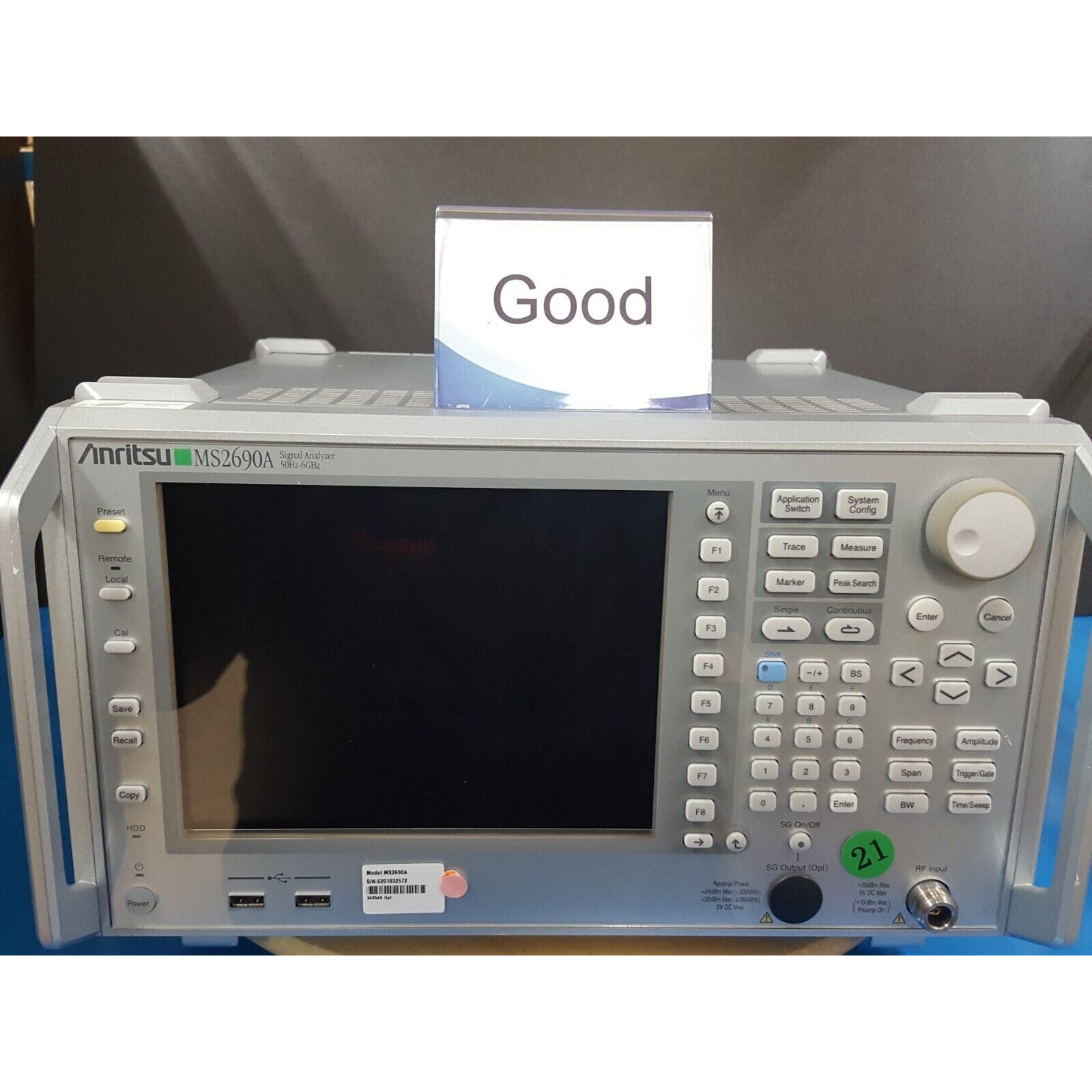 Anritsu MS2690A : Signal Analyzer, 50Hz - 6GHz (2572)