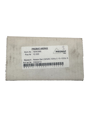 PROBAT-WERKE 16/90366 10.000 RELAIS TEMPORISE 230VAC 15-1000