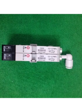 CKD N3S010 独立阀(阀座)3 端口阀门,批量 4,二手