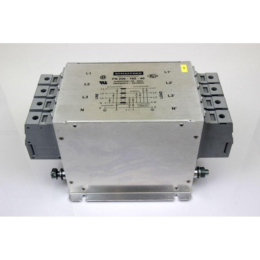Schaffner FN 256-160-40 Interference Filter Mesh Filter 3Ph