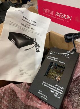 Transition Networks 48-to-12 VDC External Power Supply SPS-4