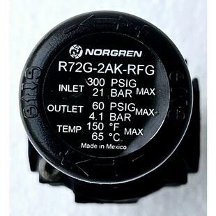 Norgren R72G-2AK-RFG Pneumatico Regolatore,300PSIG,21BAR