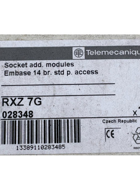 TELEMECANIQUE EMBASE RXZ 7G x1