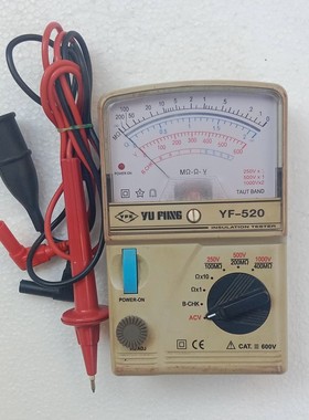 YF-520 Alto Resistencia Pointer Medidor de Aislamiento Anal