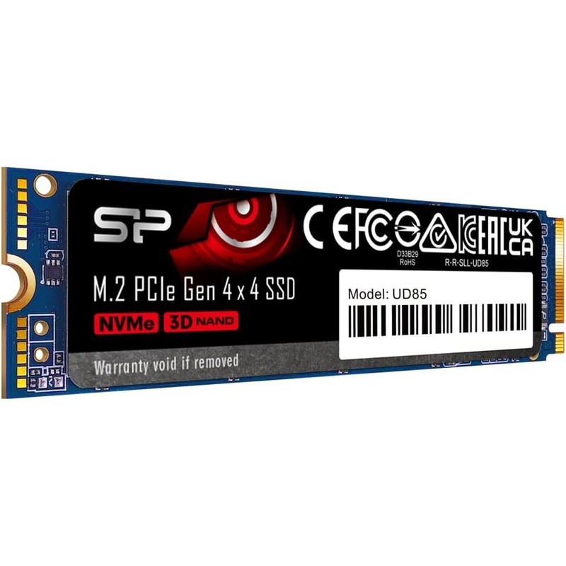 SP Silicon Power PCIe Gen 4 x 4 M.2 2280 SSD UD85 | NVMe 3D