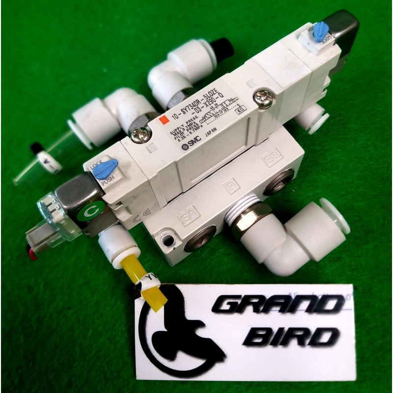 SMC 10-SY7340-5LOZE-03-X290-Q 电磁阀底座安装,二手