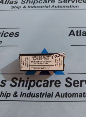 Foxboro/Trans-Sonics V Intrinseca Sicurezza Barrier