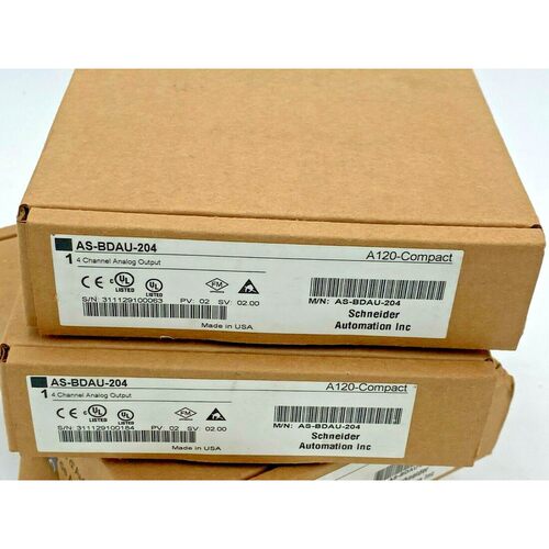Schneider Modicon TSX Compact AS-BDAU-204 A120 Compact 4-Ch