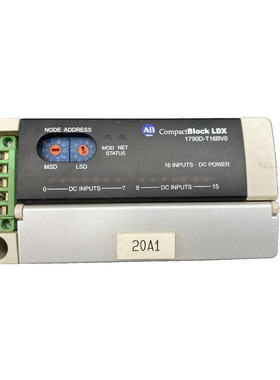 ALLEN BRADLEY COMPACT BLOCK LDX 1790D-T16BV0 16 INPUTS DC PO