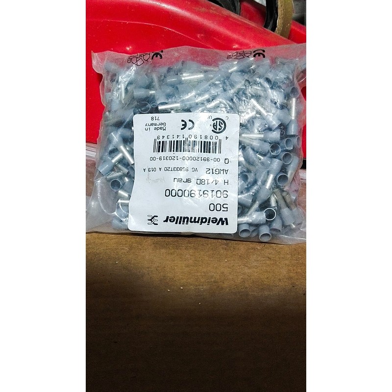 Weidmüller 9019190000 线端套圈 4 毫米 2 端子连接器 Transduc