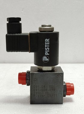 Pister 091.08 ED 电磁阀 230V 10L 091-008-078 + GDML 2011 Bri