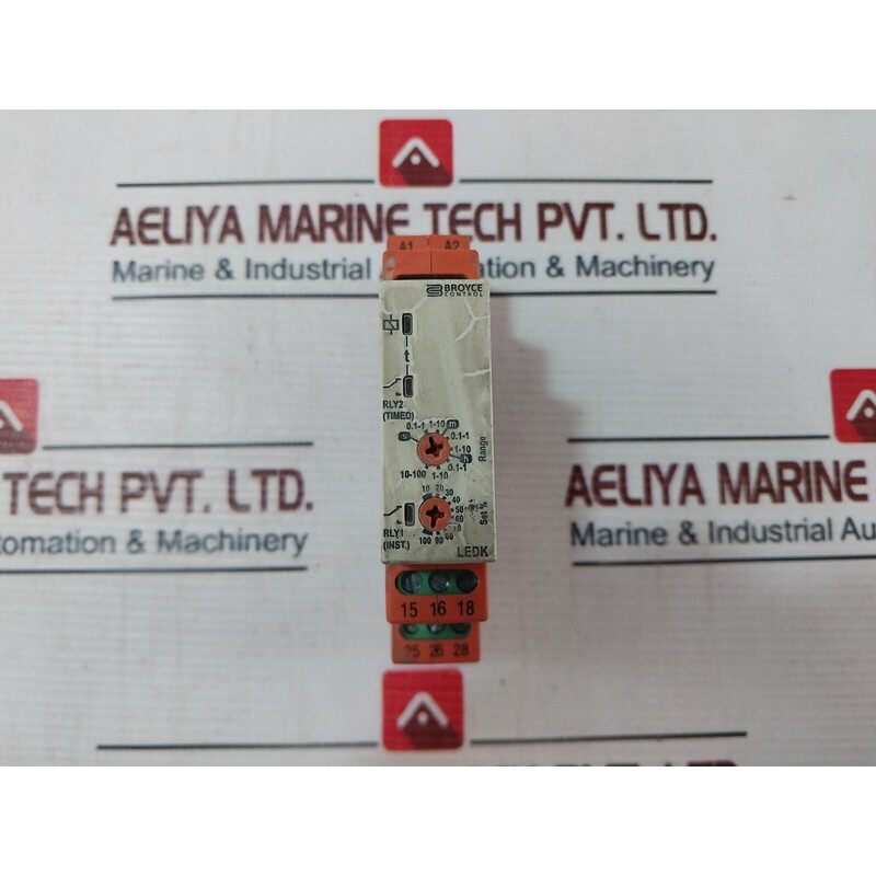 Relè Timer Montato Su Binario Din Broyce Control LEDK 0.1S-