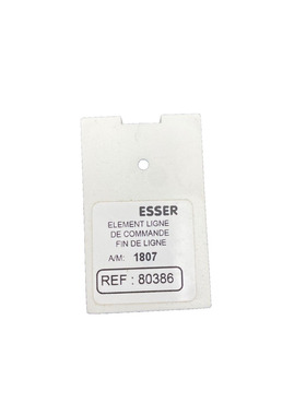 ESSER 80386 ELEMENT LIGNE DE COMMANDE FIN DE LIGNE x4pc