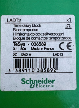 SCHNEIDER ELECTRIC BLOC TEMPORISE LADT2 x1